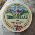 Schöner Bierdeckel "Unser Bürgerbräu" - Bad Reichenhall 👍😁