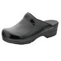 Sanita Original-Sonja Patent Open Clog Black Gr.38 -