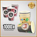 1000 x Premium Coffee Kaffeebecher - TO GO Pappbecher 180ml, 200ml, 300ml - NEU