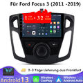 DAB+ Carplay Android 13 Autoradio Navi GPS WIFI SWC Für Ford Focus III 2011-2019