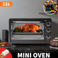 22 L Mini Backofen mit Timer Pizzaofen Minibackofen Kleiner Backofen Pizzaofen