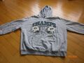 Designer Divided Damen Hoody Kapuzen Sweat Shirt grau Champs Gr. M oversize L