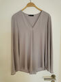 lässige Bluse in Taupe von "Janice & Jo" in Gr.38