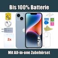 Apple iPhone 14 Plus - 128 256 512GB - Blau Schwarz Weiß Violett Rot Gelb