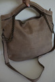 Damen Marc Cain Luxus Tasche Marccain Bag Blickfang Leder groß XXL braun beige