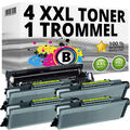 4x XXL TONER +TROMMEL kompatibel Brother DCP 8070D 8880DN 8085DN 8890DW HL5340DN