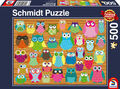 Eulen Collage|500 Teile|58196|Schmidt Premium Puzzle|NEU