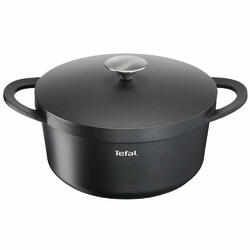 Tefal Trattoria Schmortopf Kochtopf Topf Bratentopf induktion Aluguss Ø 20 cm