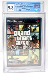 grand theft auto san andreas ps2 graded 9.8 A++ CGC