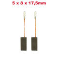 2x Schleifkohle Kohlebürste 5x8x17,5mm für Bosch Handkreissäge PKS 54 PKS 54 CE