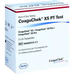 CoaguChek XS PT Test 2 X 24 St Teststreifen