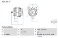 BOSCH Lichtmaschine Generator Lima 0 986 047 420 +125.71€ Pfand für MAN TGS 1 2