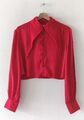 VIVIENNE WESTWOOD Hemd Bluse Cardigan Bluse red Gr.36/38