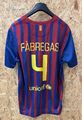 Nike FC Barcelona Cesc Fabregas #4 2011/12  Soccer Shirt / Jersey Size  L