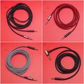 Nylon 3.5mm To 2.5mm Pure OFC Hifi Cable For Sennheiser On Over Ear Headphones