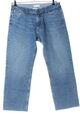 ZARA Straight-Leg Jeans Damen Gr. DE 42 blau Casual-Look