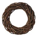 Rayher 65007000 Couronne en osier brut, marron, non écorcé, matériau naturel, 1 