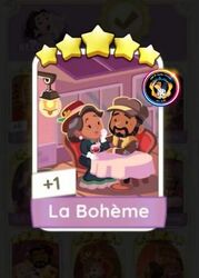 Monopoly Go Karte / Sticker 5 Sterne🌟 La Boheme 🌟 