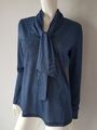 RIANI Bluse Lurex blau elastisch Gr.40=UK14**NEU*