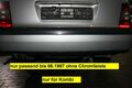 Stossstange / Stossfänger Hinten Mercedes-benz C 200 T 202 Farbe Silber 744