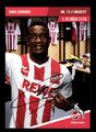 Jhon Cordoba Autogrammkarte 1 FC Köln 2017-18  Original Signiert