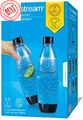 Sodastream Duopack Fuse - Spülmaschinengeeignete 1L Ersatzflaschen, 2x Schwarz