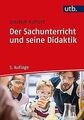 Der Sachunterricht und seine Didaktik von Kahlert, ... | Buch | Zustand sehr gut