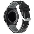 20 | 22 | 24 | 26 mm Silikon Uhrenarmband ErsatzBand Schwarz* Armbanduhr Gummi 