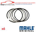 KOLBENRINGE SATZ MAHLE ORIGINAL 002 19 N0 6PCS P STD FÜR MERCEDES-BENZ SALOON