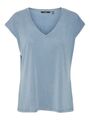 Vero Moda Damen Damen Basic T-Shirts VmFilli Top kurz-arm Rundhals Einfarbig