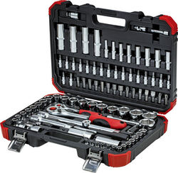 GEDORE Red Steckschlüsselsatz 94teilig Set 1/4 Zoll Werkzeugkoffer Knarrenkasten