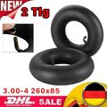 ~ 2 TlgReifen Innen Rohr Schlauch 3.00-4" 260x85 Bollerwagen Sackkarrenrad NEU~