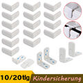 10/20x Kindersicherung Schubladensicherung Schrankschloss Baby Kinder Schutz Set