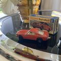 Matchbox Superfast No 8 Ford Mustang Orange Pink;  mit Reprobox