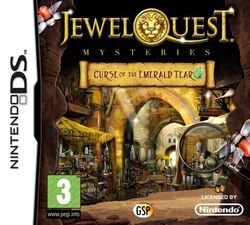 Nintendo DS - Jewel Quest Mysteries: Curse of the Emerald Tear UK Modul mit Anl.