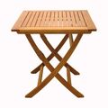 CATAR Klapptisch 80x80 Gartentisch Holztisch Balkontisch Tisch Terrasse Garten