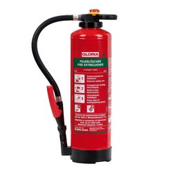 Feuerlöscher Gloria 6l Schaum Kartusche Fluorfrei SKA+6 PRO mit Halterung