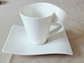 V & B New Wave Kaffeetasse 2 tlg. Obertasse mit Untertasse Kaffeebecher