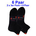 Socken schwarz Freizeit Frottee kurz Baumwolle warm Gr. 35-38 39-42 43-46 47-49+