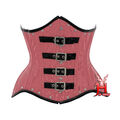 Unterbrustkorsett Rot Lack Corsage tolles Taillen training PVC Underbust Corsets