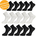 10-40 Paar Sneaker Socken Mittelhoch Tennis Herren Damen Kurzsocken Füßlinge