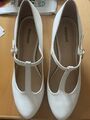 Graceland Damen Pumps High Heels Absatzschuhe Blockabsatz Komfort Beige Gr. 38