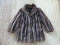 Damen  Echt Pelz  Waschbär  Jacke Pelzjacke  Größe M  / 40  ( 104 )