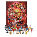 WM 2024-Adventskalender Charming Sport Stars Weihnachten Geschenkbox Fan Fußball