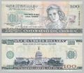 USA 100 Dollars Souvenirschein novelty note - Pennsylvania - Grace Kelly