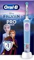 Oral-B Pro Kids Elektrische Kinderzahnbürste, Disney Frozen, 1 weiche Bürste, 1 