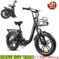 20 Zoll Elektrofahrrad 36V 13Ah 500W Mountainbike Faltbar Stadt E-Bike SAMEBIKE