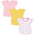 TupTam Baby Mädchen Sommer Kurzarm Shirt Tunika Kleinkind T-Shirt 3er Pack