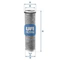 Luftfilter Motorluftfilter Filter UFI für Mercedes Unimog DAF 1978-> 27.054.00