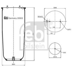 FEBI BILSTEIN 20503 Luftfederbalg